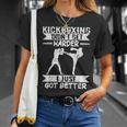 メンズ 格闘技戦闘機 キックボクシング Didn't Get Hardder キックボクシング Tシャツ 彼女への贈り物
