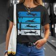 水泳 スイマー 水泳コーチ Tシャツ 彼女への贈り物
