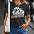 汽車とシマエナガ Tシャツ 彼女への贈り物