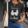 烏骨鶏ファーマー 烏骨鶏ママチキン ファーマー Tシャツ 彼女への贈り物
