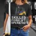 熟練したフォークリフトオペレーター Tシャツ 彼女への贈り物