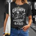 私はいつも不機嫌じゃない 時々ベースベーシストを弾く 長袖tシャツ Tシャツ 彼女への贈り物