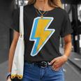稲妻シャツ メンズ カラフル 稲妻 ボルト Tシャツ 彼女への贈り物