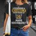 結婚20周年記念 夫 結婚20周年 磁器記念日 Tシャツ 彼女への贈り物