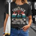 結婚25周年記念 Together 25 Years Forever To Go Tシャツ 彼女への贈り物