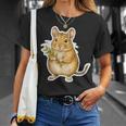 緑の枝を持つデグー Tシャツ 彼女への贈り物