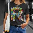 英文字 R アルファベット R 名前 イニシャル モノグラム シャツ Tシャツ 彼女への贈り物