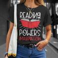 読書力 想像力 本の虫 本オタク 読書 Tシャツ 彼女への贈り物