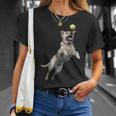 遊び心のあるラブラドールレトリーバー フェッチ 追いかけてテニスボール Tシャツ 彼女への贈り物