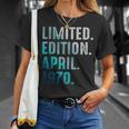 限定版 1970年4月 レトロ ヴィンテージ 1970 Tシャツ 彼女への贈り物