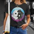 陰陽ウーパールーパー アート グラフィック アニメ ウーパールーパー 恋人 日本語 長袖tシャツ Tシャツ 彼女への贈り物