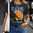 雨宿り Orange Tシャツ 彼女への贈り物