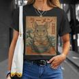 面白い かわいい ラーメン 和麺 チンチラ 食べる ラーメン 長袖tシャツ Tシャツ 彼女への贈り物