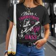 面白いギタリストの言葉 決して過小評価しない A Girl With A Bass Tシャツ 彼女への贈り物