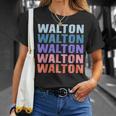 面白いギフト名 Walton 名前入り Tシャツ 彼女への贈り物