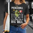 面白いピックルボールtシャツ It's Kind Of A Big Dill パドルボール Tシャツ 彼女への贈り物