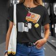 面白い寿司シャツ 日本の刺身 ビール冷蔵庫 Tシャツ 彼女への贈り物