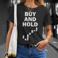 面白い暗号投資家株式トレーダー投資家の購入と保有 Tシャツ 彼女への贈り物