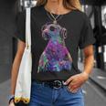 鳩 鳥モチーフ 動物 アート 音楽 ヘッドホン 鳩 Tシャツ 彼女への贈り物