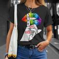 黙ってろよ Lgbtq Tシャツ 彼女への贈り物