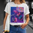 80年代 90年代aporwave レトロ美学 Tシャツ 彼女への贈り物