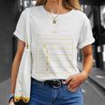 Albañil Tarifa Por Hora De Albañil Diseño Gracioso Camiseta unisex Regalos para ella