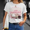 Book Reader Reading Joke Humor Comfort Colors Crop Top T-Shirt Gifts for Her