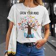 Grow Your Mind Read Reading Tree Books Librarian Teacher For Men Women Girls Kids T-Shirt Gifts for Her