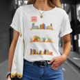 Library Librarian Bookworm Book 00 Days Without Reading Premium Tri-Blend T-Shirt Gifts for Her