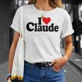 I Love Heart Claude Namee On A Tシャツ 彼女への贈り物