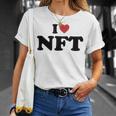 I Love Nft Tシャツ 彼女への贈り物