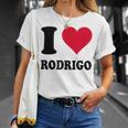 I Love Rodrigo Tシャツ 彼女への贈り物