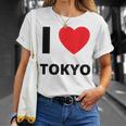 I Love Tokyo Travel Tourist Tシャツ 彼女への贈り物