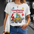 Niño 4 Años Con Tractor Excavadora Cumpleaños Camiseta unisex Regalos para ella