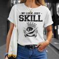 No Luck Justkill ビリヤードキュー プールスヌーカー Tシャツ 彼女への贈り物