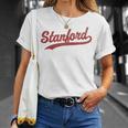 Stanford California Ca ビンテージスポーツグラフィック Tシャツ 彼女への贈り物