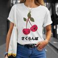 かわいい かわいい さくらんぼ フルーツ アニメ さくらんぼ 日本 Tシャツ 彼女への贈り物