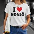 アイハート本庄 日本ラブ 日本土産 Tシャツ 彼女への贈り物