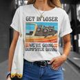 アライグマ愛好家 ゴミ拾い ダンプスターダイビング ゴミ箱 Tシャツ 彼女への贈り物