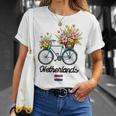 オランダの風車 チューリップフィールド オランダ 春の花 バイク Tシャツ 彼女への贈り物