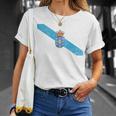 ガリシア スペイン国旗 ガリシアのプライド Tシャツ 彼女への贈り物