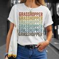 グラスホッパー レトロ Tシャツ 彼女への贈り物