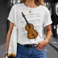 コントラバス講師 ベーシスト ジャズミュージシャン Tシャツ 彼女への贈り物