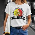 シチリア国旗 シチリア・パレルモ イタリア Tシャツ 彼女への贈り物