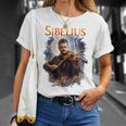 ジャン・シベリウス 作曲家 Tシャツ 彼女への贈り物