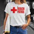 ビーチパトロール ライフガード サーフ レスキュー 長袖tシャツ Tシャツ 彼女への贈り物