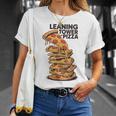 ピザ愛好家のためのピザの斜塔 Tシャツ 彼女への贈り物