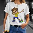 ブラジル国旗 Braziloccer Flag ブラジル代表サッカー Tシャツ 彼女への贈り物