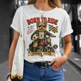 ヨーキー ライド バイク 遊び フットボール サッカー Digor Tシャツ 彼女への贈り物