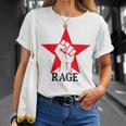 レイジ・アゲインスト・ザ・ミュージック ヴィンテージ クラシック マシンスタイル Tシャツ 彼女への贈り物